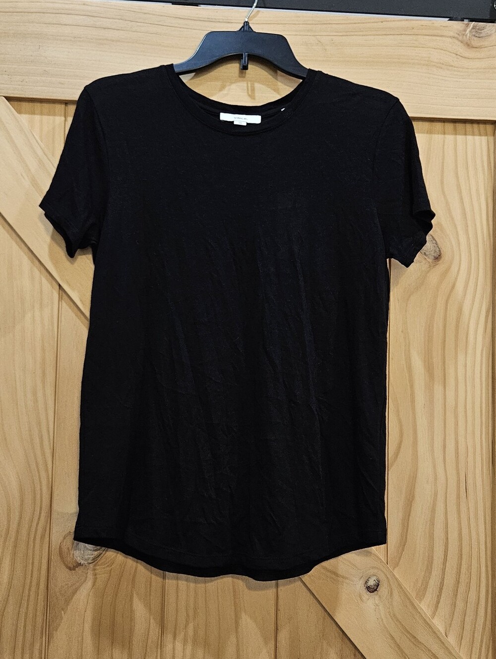 NWT | Vince Pima Cotton Basic Black Crewneck Tee | Small
